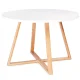 Modernhome RH1902-04 Coffee Table 60 cm, White/Bamboo