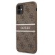 Guess 4G Stripe Case for iPhone 11 / XR - Brown