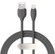 Кабель USB - Lightning Baseus Jelly CAGD000001 2.4A 1.2м Черный
