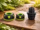 Garden Hose Connector 1/2\" and 3/4\" DIVODV Green/Black