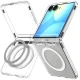 Spigen Ultra Hybrid Pro MagSafe Case for Samsung Galaxy Z Flip 8 - Clear/White