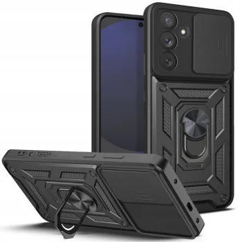Tech-Protect CamShield Pro Case for Samsung Galaxy S24 FE, Black