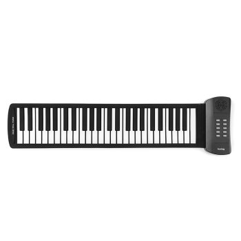 Salokāmās klavieres Huslog ZE-0126 bērniem ar 49 taustiņiem un USB-C