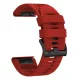 Tech-Protect silicone strap for Garmin Fenix 5/6/6 Pro/7/8/8 Pro/E/9/9 Pro (51 mm), red