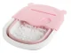 Collapsible Silicone Foot Massage Basin, Pink