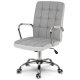 Sofotel Benton Office Chair, Fabric/Eco-Leather, Grey/White