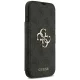 Guess Book 4G Metal Logo Folio Case for iPhone 18 Pro Max / 17 Pro Max - Black
