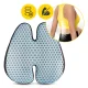 4FIZJO Orthopedic Lumbar Support Pillow, Blue-Black