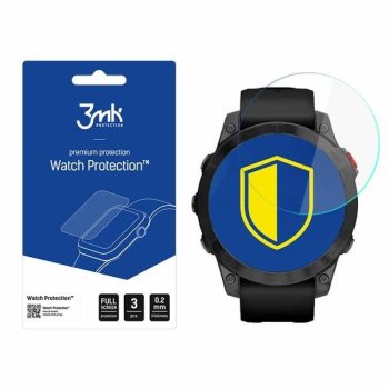 Garmin Epix 2 3MK Hybrid Flexible Glass Tempered Watch Screen Protector, 3 pcs.