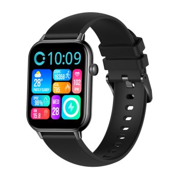 Colmi C28 Smartwatch with Silicone Strap Black