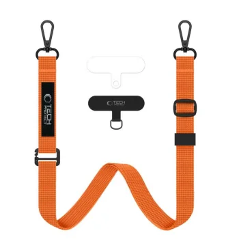 Tech-Protect C6S 2-in-1 Phone Lanyard Strap - Orange