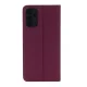 Samsung Galaxy A55 ( SM-A556B/DS ) Smart Soft Book Case Cover, Burgundy
