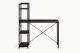 Modern Loft Reversible Desk with 3 Shelves Modern Oak