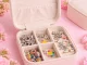Kids Jewelry Making Kit for Bracelets and Necklaces with Charms Box, 66 Pcs