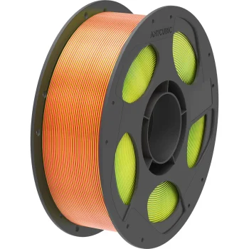Anycubic PLA Silk 3D Printer Filament 1.75 mm 1 kg, Red Yellow Green
