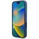 Guess Grained Printed Flower Pattern MagSafe Phone Case Cover iPhone 16 Pro Max blue