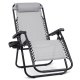Sofotel ChillWell Folding Garden Lounger, Gray