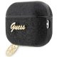 Чехол Guess для AirPods Pro 2 GUAP2GLGSHK Черный PU Glitter Flake 4G