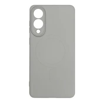 Samsung Galaxy S25 Edge Case Liquid Silicone with MagSafe, Gray