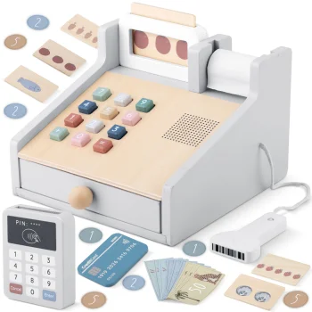 Wooden Toy Cash Register NK-863 Nukido
