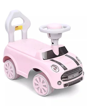 Bakalu Mini Cooper Ride-On Push Car, Pink