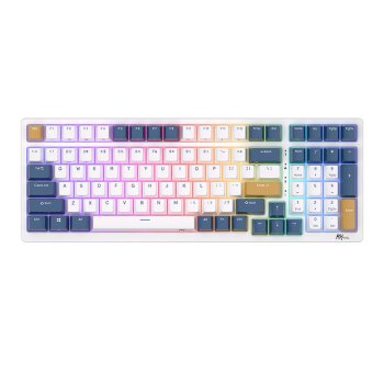 Механическая клавиатура Royal Kludge RK98 RGB, красный переключатель...