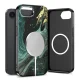 Tech-Protect Lamano MagSafe Case for iPhone 16e / 17e - Black and Green