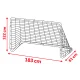 Neo-Sport NS-492 Football Goal 183x122x61 cm, Black