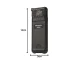 Portable USB Mosquito Repellent with 6 Refills, Black