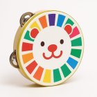 Kids Bear Tambourine Musical Instrument, Yellow