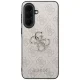 Guess Leather 4G Metal Logo Case for Samsung Galaxy A37 5G, Pink
