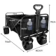 Gardlov Folding Transport Cart 100 kg, Black