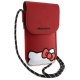 Hello Kitty Leather Hiding Kitty Cord Bag, Red