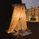 LED Curtain Lights 100 LEDs 9.8x3.3 ft Telcon for Indoor Outdoor Decor, Warm White