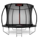 Neo-Sport Garden Trampoline 312 cm (10ft) with Inner Net and Ladder, Black