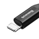 USB to Lightning Cable Baseus Fish Eye Spring 1m 2A Black