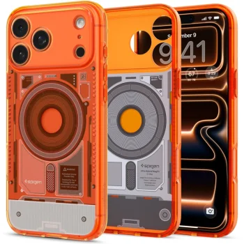 Spigen Ultra Hybrid MagSafe Case for iPhone 18 Pro / 17 Pro - Tangerine / Orange
