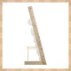 Kruzzel Kids Bookshelf 25809, Montessori Toddler Bookcase with 6 Fabric Shelves