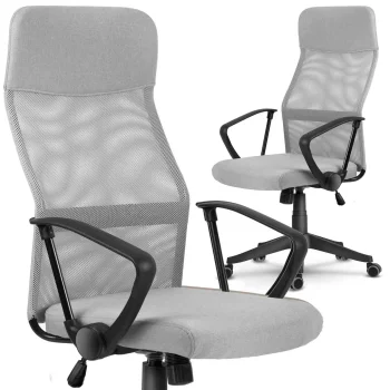 Sofotel Sydney Micro-Mesh Office Chair - Light Grey