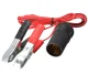 12V Car Battery to Cigarette Lighter Socket Adapter with Alligator Clips