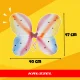 Kruzzel 26742 Butterfly Costume for Kids, 6 Pieces, Multicolor
