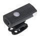 RALLEX LED Bicycle Light Set (Front and Rear), USB, Black