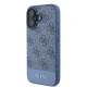 Guess 4G Bottom Stripe Case for Apple iPhone 16, Blue
