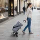 Stair Climbing Shopping Cart ModernHome, 30L Foldable Grocery Trolley with Thermal Bag