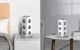 BlitzWolf BW-EC3 Vertical Power Strip, 12 AC Outlets, 2x USB-A, 2x USB-C, 1.8m