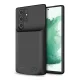 Samsung Galaxy S22 Ultra 5G (SM-S908) Tech-Protect PowerCase with 4800mAh Powerbank Case Cover, Black