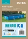 Rectangular Frame Pool Cover 450x220 cm Intex 28039