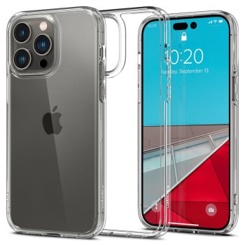 Apple iPhone 14 Pro Max 6.7'' Spigen Ultra Hybrid Case Cover, Crystal Clear