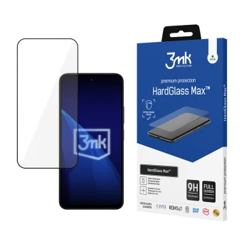 3mk HardGlass Tempered Glass for Xiaomi Redmi Note 15 4G / 5G, Black