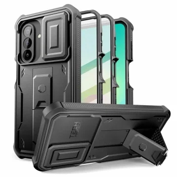 Tech-Protect Kevlar Cam+ 2 rėmelių dėklas skirtas Samsung Galaxy A27, Juodas